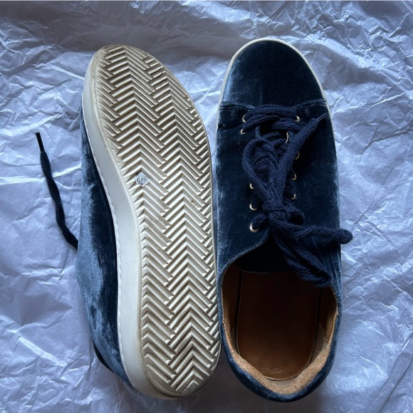 🇫🇷 Sézane Jack Trainer Sneakers in Velvet Blue - Picture 7 of 7